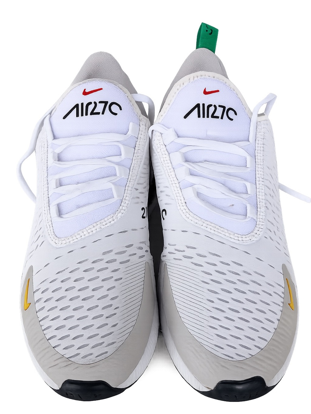 Nike Air270 White Gray with Red, Green and Yellow Accents